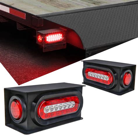 trailer lights with steel box|trailer light boxes aluminum.